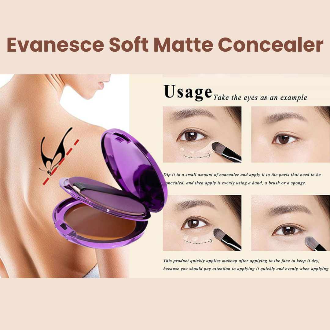 Evanesce Soft Matte Cream Concealer I Long-Lasting And Waterproof