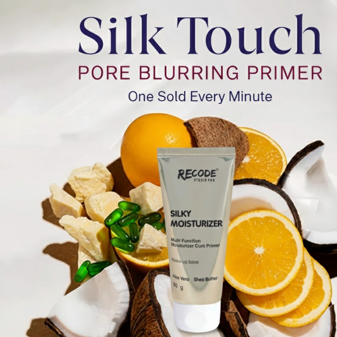 Recode Pro Silky Moisturizer | Multi-Function Primer & 24H Hydrating Moisturizer with Pore-Blurring Finish