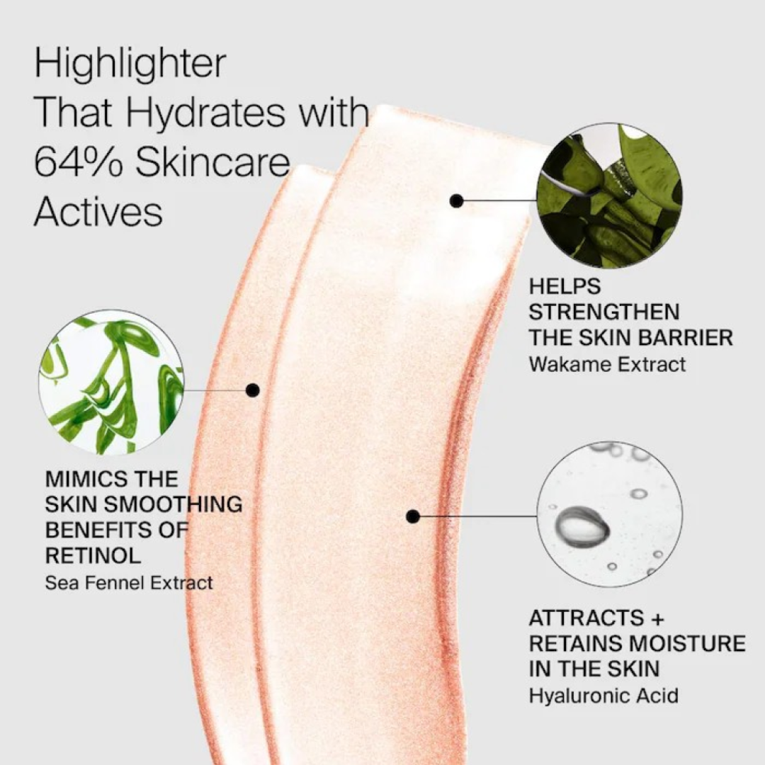 Haus Labs Highlighter Balm Stick (Moisturizer, Skincare, Highlighter and Instant Natural Glow)