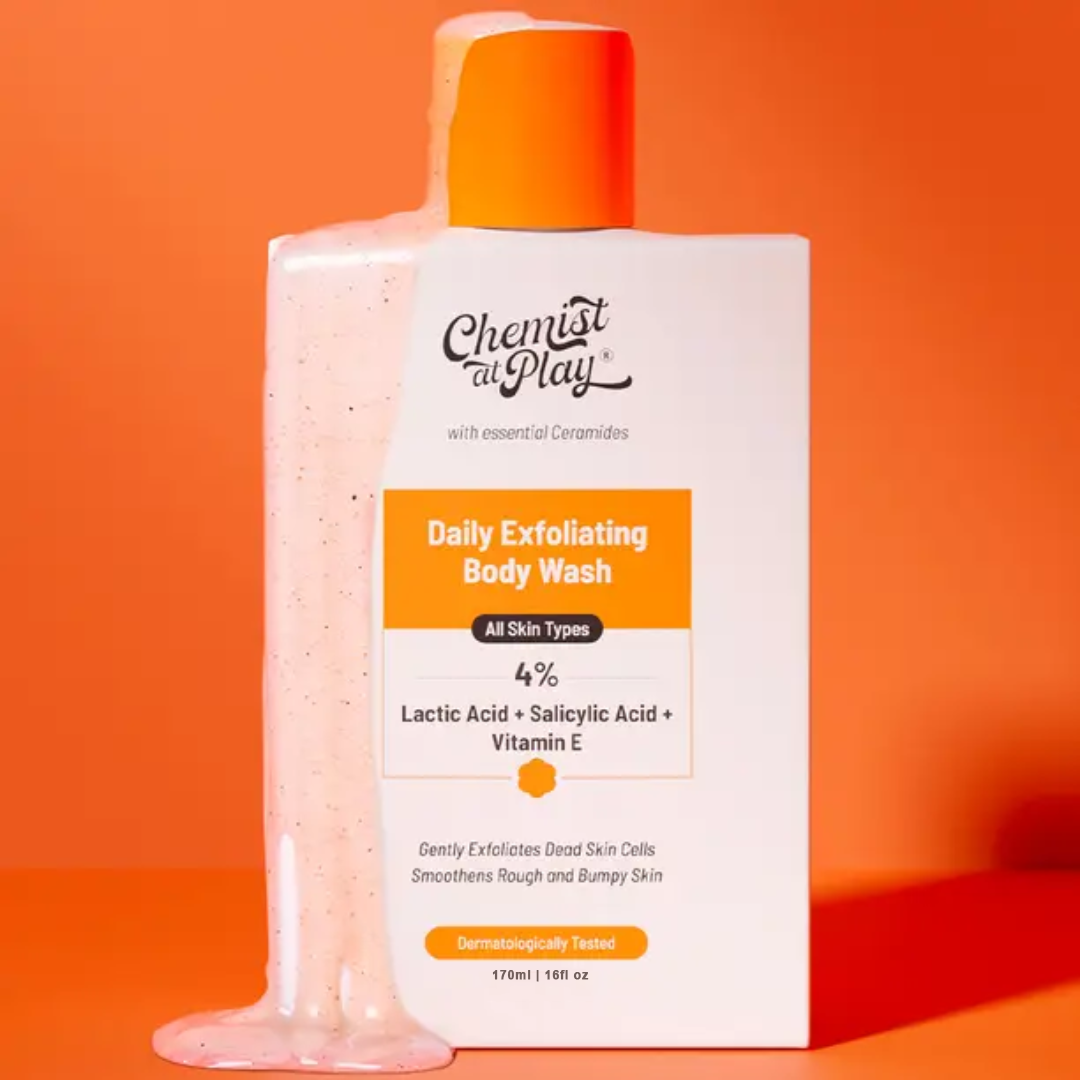 Glow Boost Exfoliating Body Wash - Remove Tan & Brighten-up Skin in 1st use