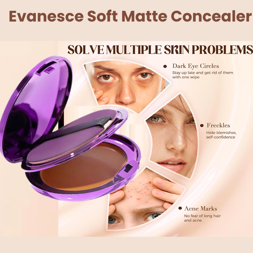 Evanesce Soft Matte Cream Concealer I Long-Lasting And Waterproof