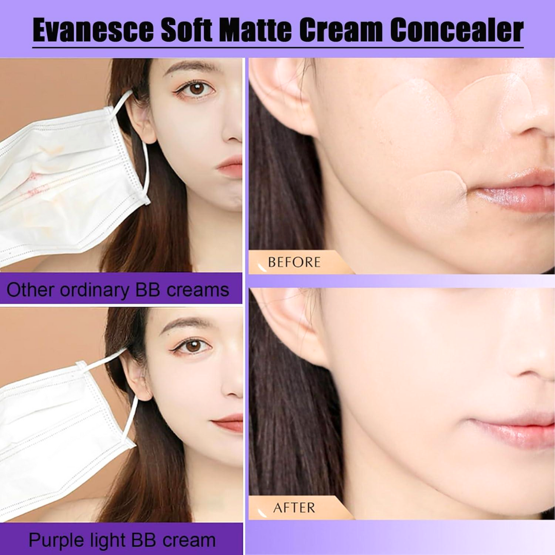 Evanesce Soft Matte Cream Concealer I Long-Lasting And Waterproof