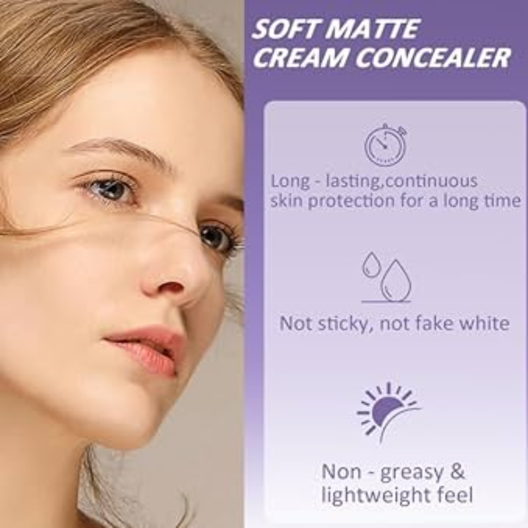 Evanesce Soft Matte Cream Concealer I Long-Lasting And Waterproof